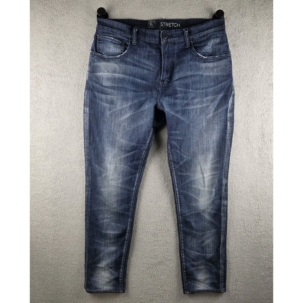 PRPS Le Sabre Slim Tapered Fit Jeans Mens 38(35x30) Preppy Distressed Stretch
